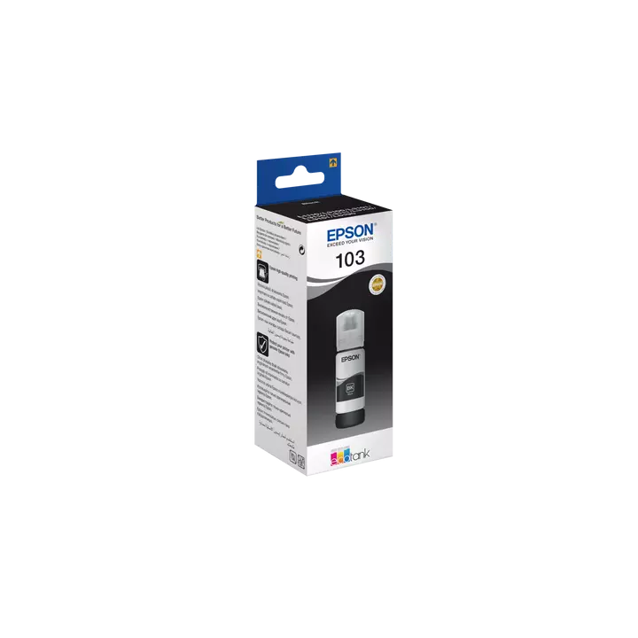 Epson 103 Genuine EcoTank Black Ink 65ml Bottle